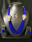 Himalayan Blue Poppy Necklace set