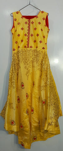 Heavy Embroidered  gypsy style flared kurta