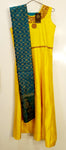 Taffeta Silk Gown with Banarai stole