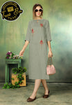 Grey Cut-Dana Long Kurta