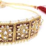 Kundan & Pearls Choker
Set