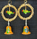 Parrot Bell Hanging Pair