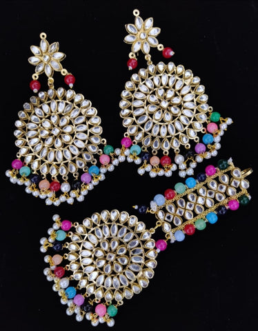 Earrings and Tikka Set