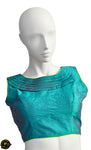 Raw Silk Blouse with Cowl Neck Multiple Colours Available