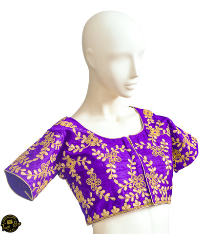 Zari embrodiry blouse Multiple Colours Available