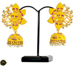 Tuscan Sun Meenakari Hand Painted Earrings