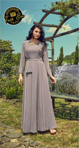 Indo-Western Georgette Gowns